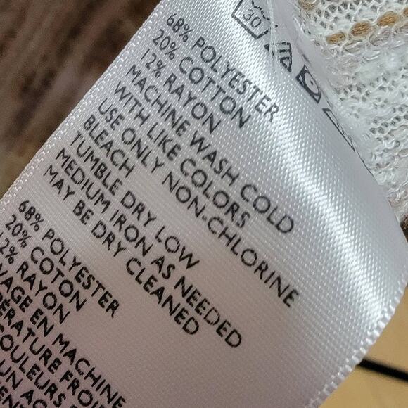 URBAN OUTFITTERS Silence + Noise Cowl Neck Marble Fleece Boxy Pullover - Size M - Picture 6 of 6